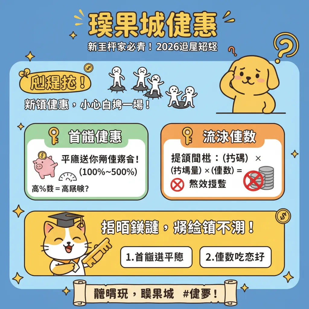 娛樂城優惠怎麼領？搞懂首儲與流水倍數才安全