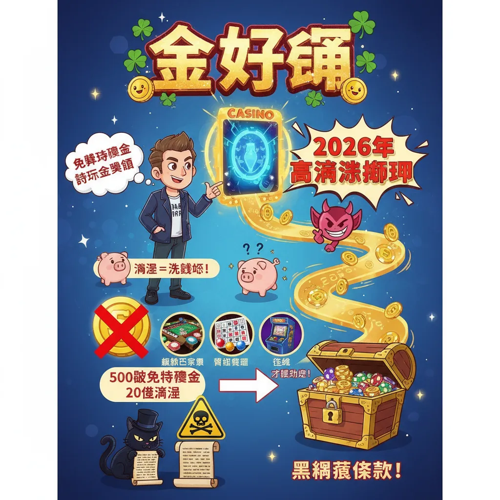 想拿免費體驗金？小心高流水陷阱與黑網套路