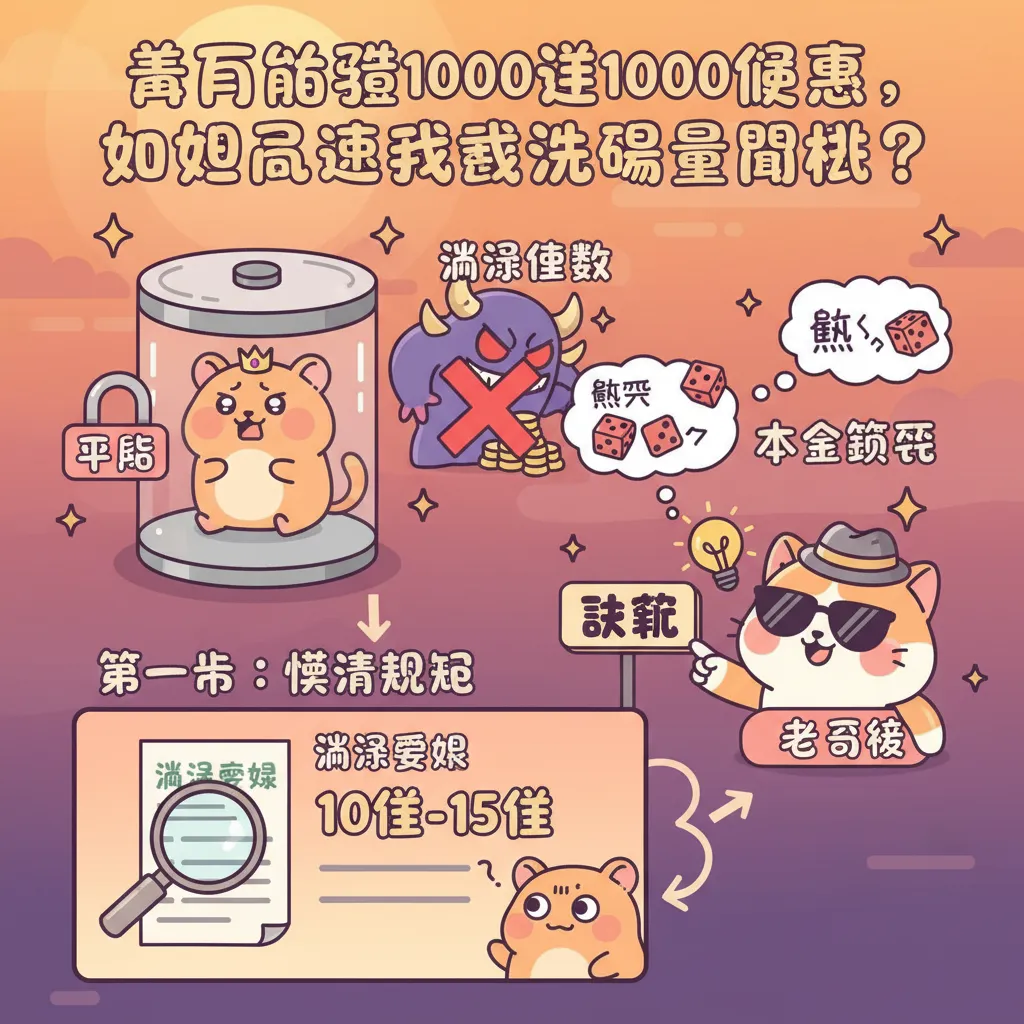 善用首儲1000送1000優惠，如何快速達成洗碼量門檻？
